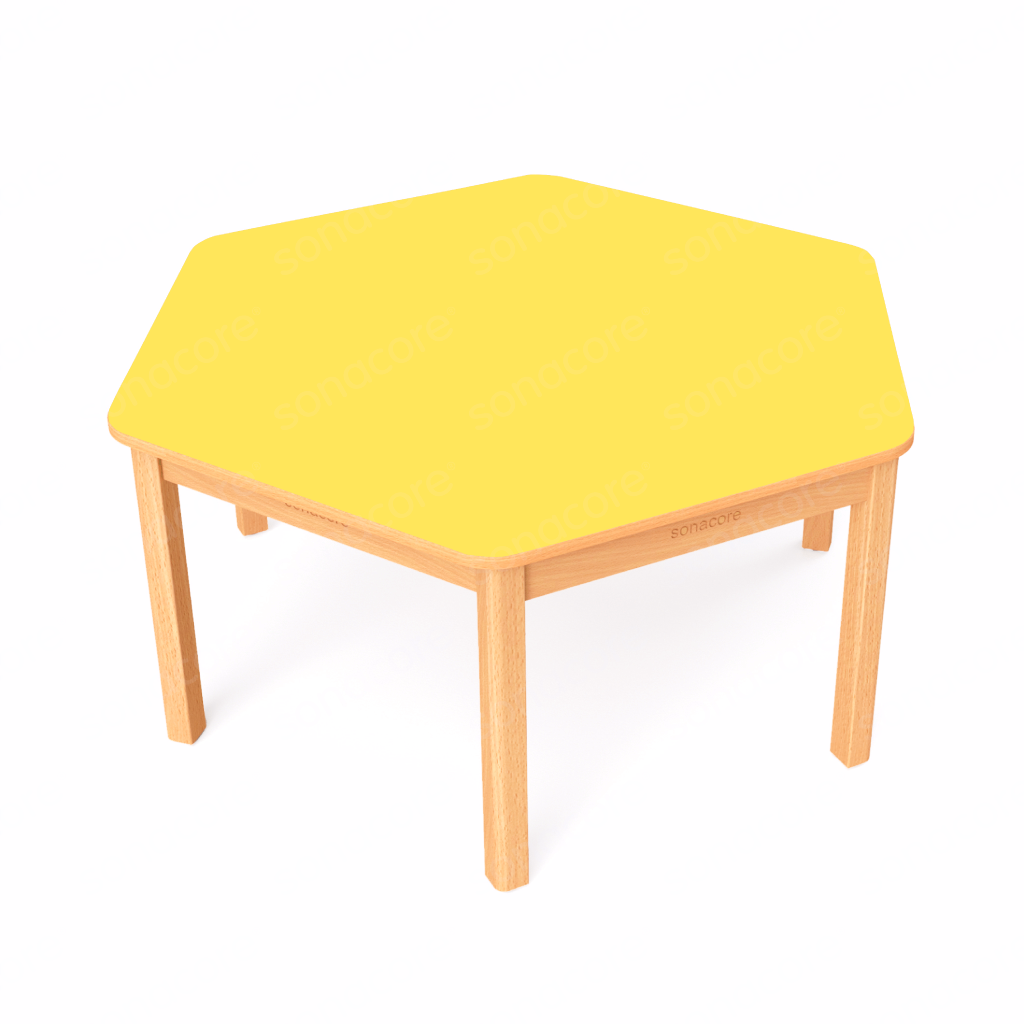 Multipurpose Table - Hexagon 120x106cm - Image 9