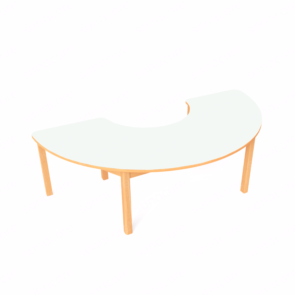 Multipurpose Table - Half Ring 180x90cm - Image 13