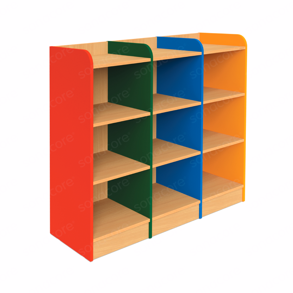 Cubby Unit 3x3 - Colour Burst