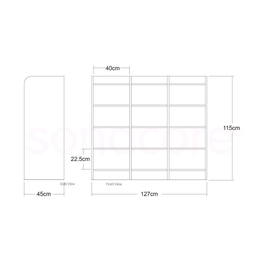 Cubby Unit 4x3 - Colour Burst - Image 2