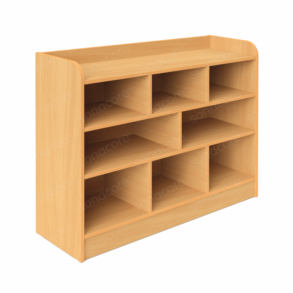 8 Compartment Storage Unit - Bav Beech