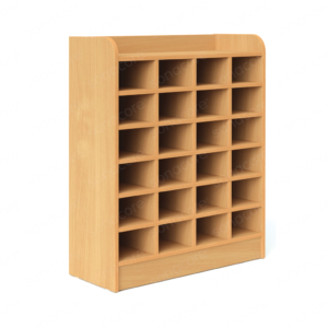 Shoe Rack 6x4 - Pre School - Bav Beech