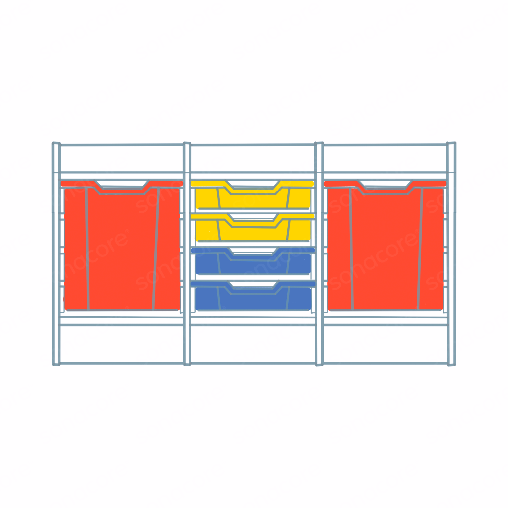 Tray Unit - 4x3 - with 12 F1 Gratnells Trays - Image 4