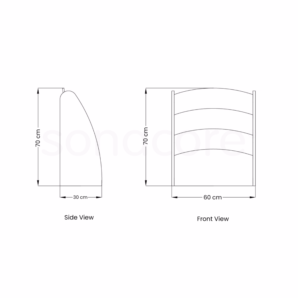 Book Display Shelf - Junior - Colour Burst - Image 2